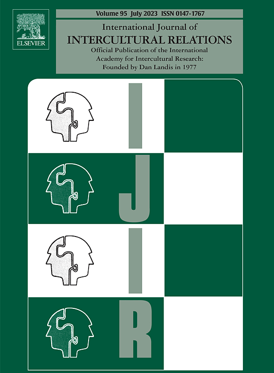 Go to journal home page - International Journal of Intercultural Relations